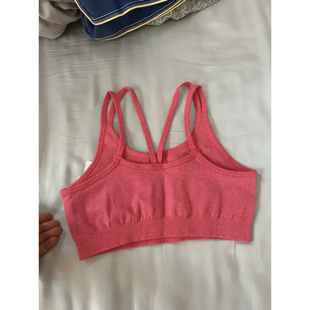 NEW Zella Pink Coral Bra size 14/16
